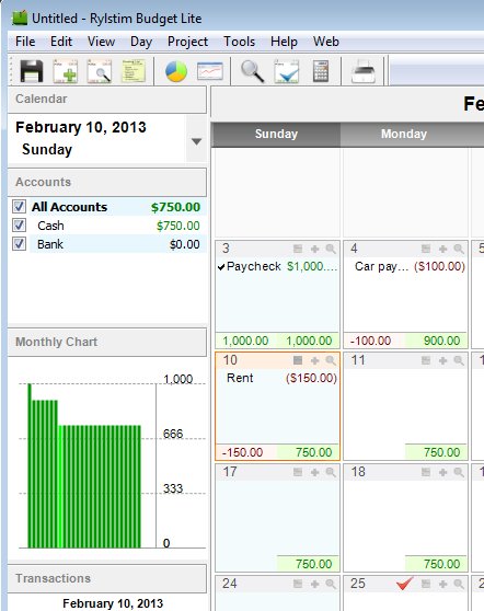 Rylstim Budget Lite, what is the best way to Rylstim Budget Lite, monthly spending tracking with retention and backups