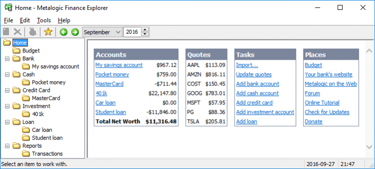 Finance Explorer, how to reconcile accounts Finance Explorer, personal finance workbook with backup repositories